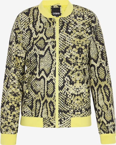 Demisezoninė striukė iš COSIMON, spalva – žaliosios citrinos spalva / juoda / balta, Prekių apžvalga