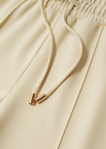 MANGO Regular Hose 'Amelie' in Beige