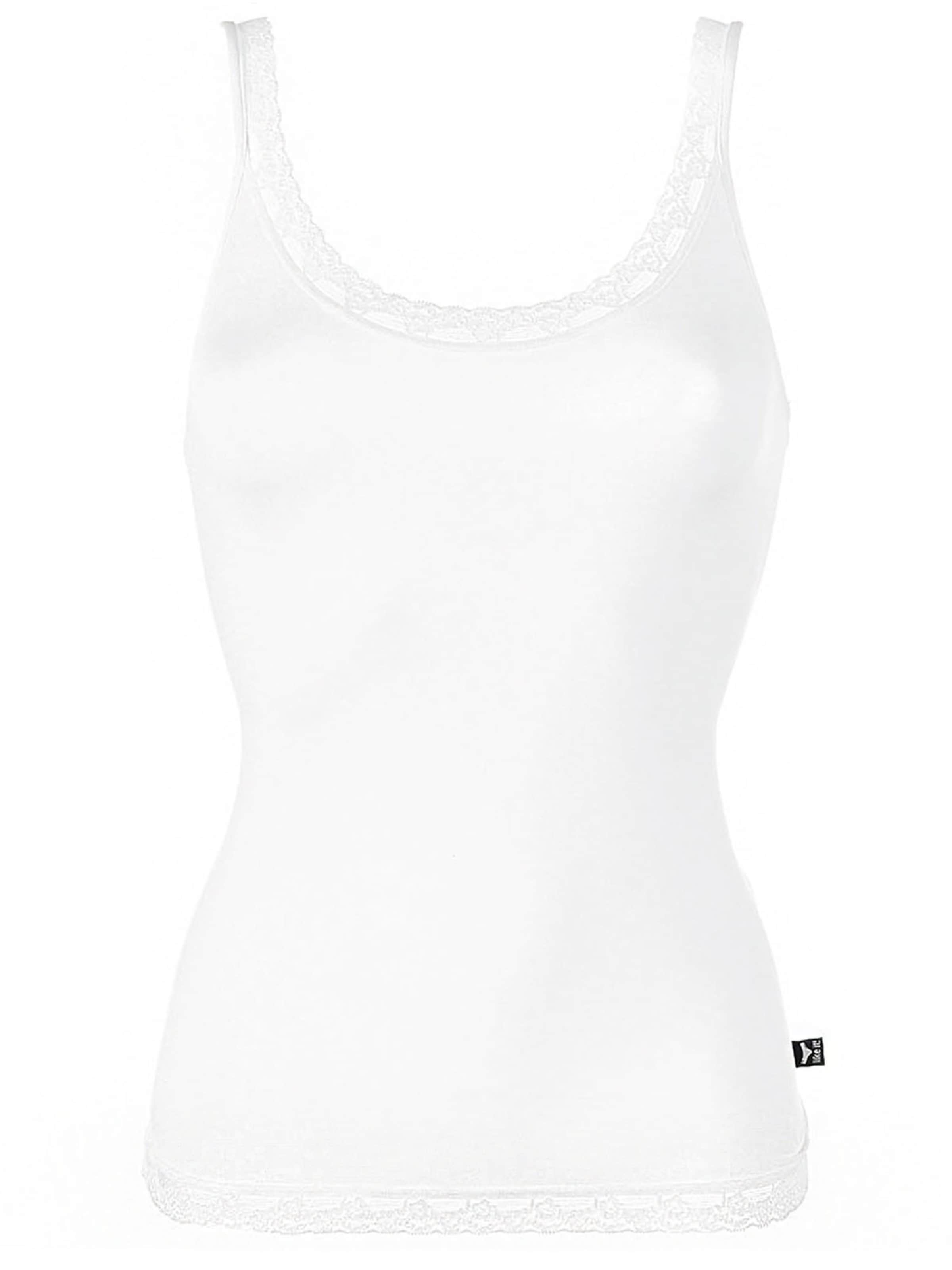 like it! Undershirt 'Olivia' in White: front