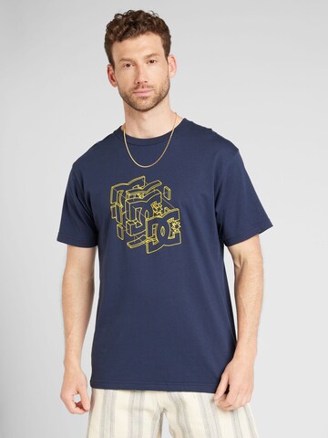 Maglietta 'REBUILD' di DC Shoes in blu: frontale