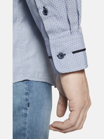 Charles Colby Comfort fit Button Up Shirt ' Duke Riffith ' in Blue