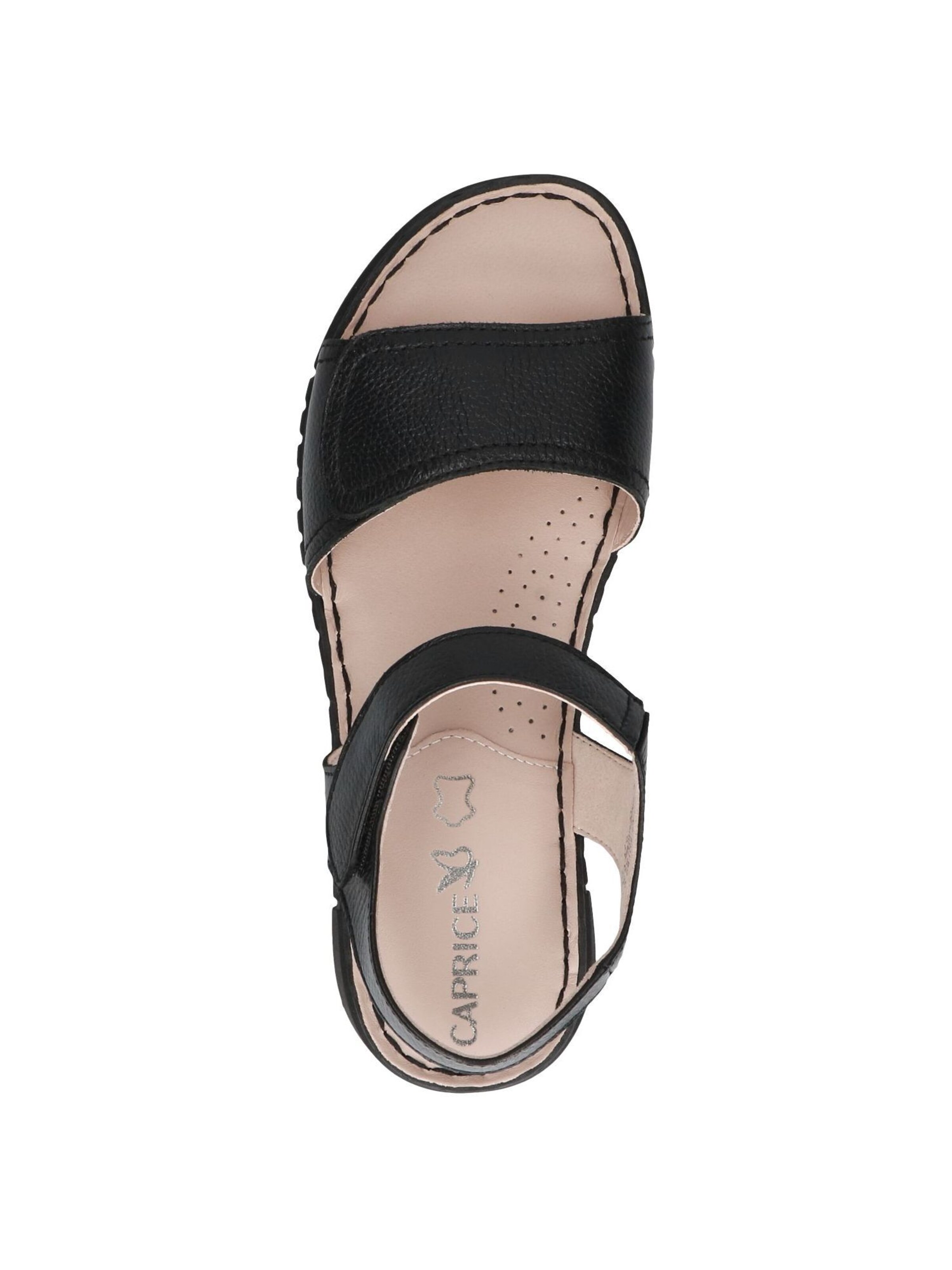 CAPRICE Sandale in Schwarz