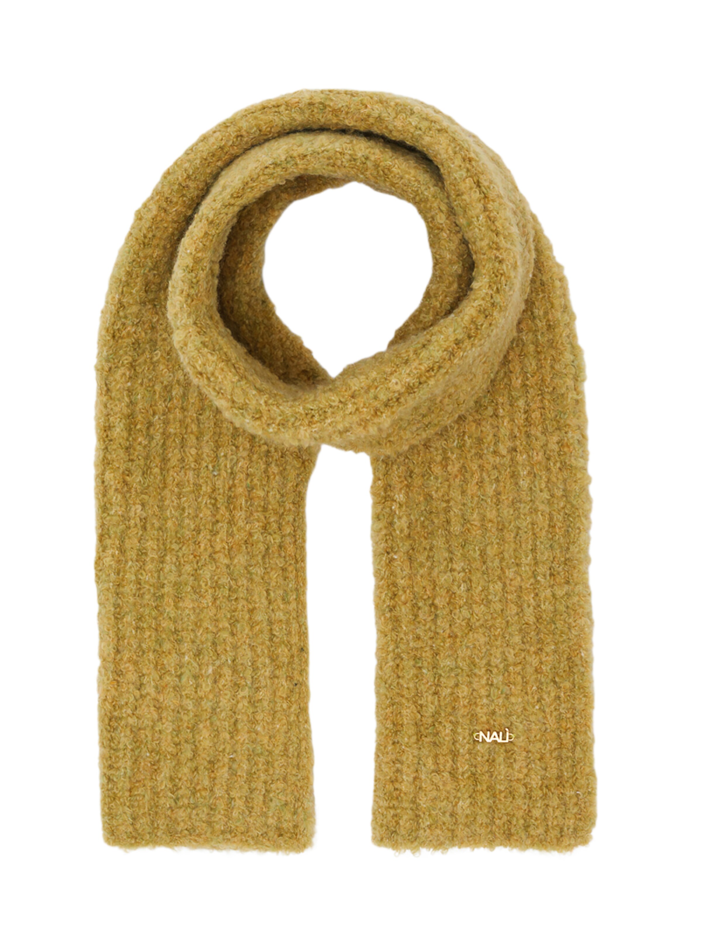 NALì Schal 'BECKY' in Grün: Vorderseite