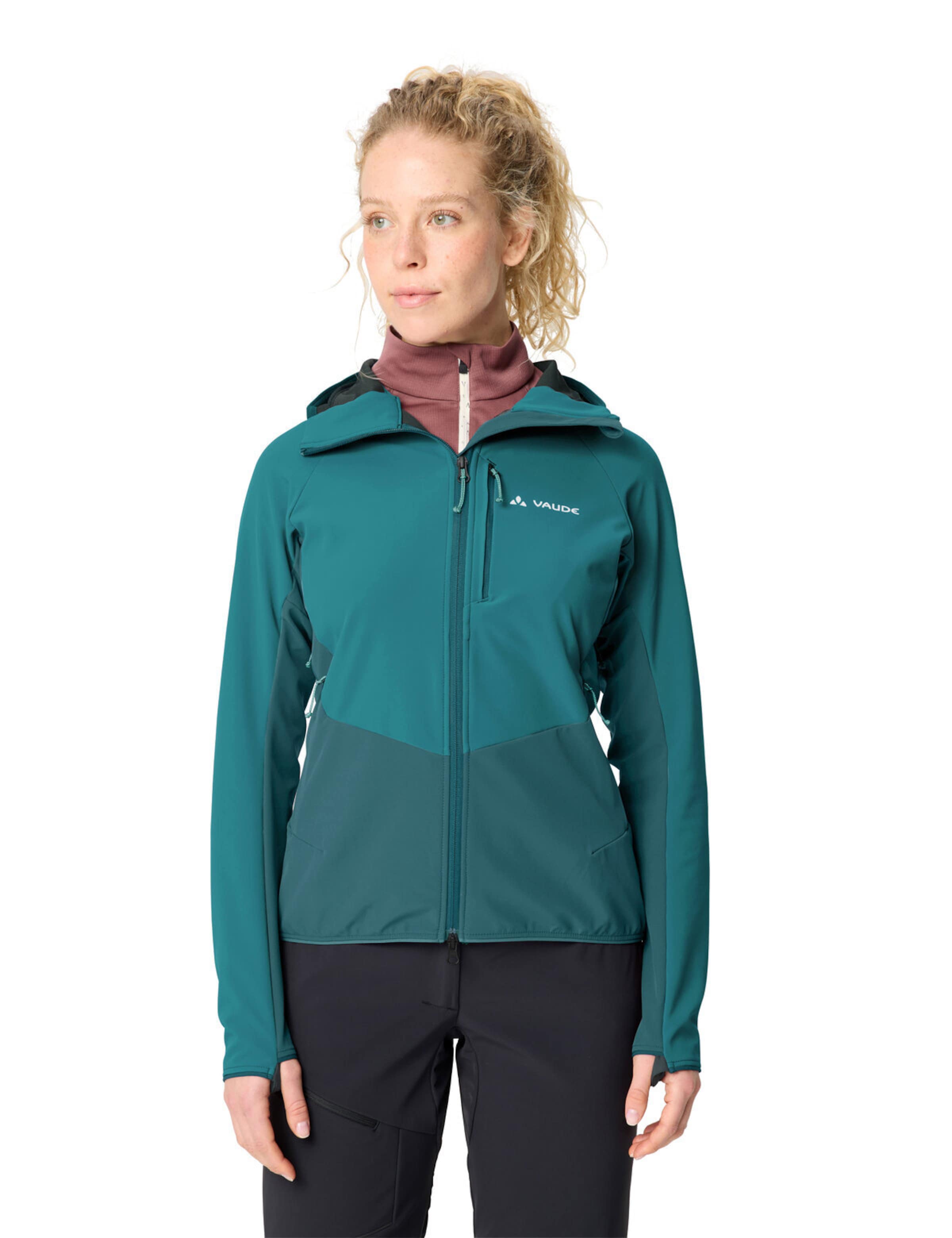 VAUDE Outdoor jacket 'Larice' in Green: front