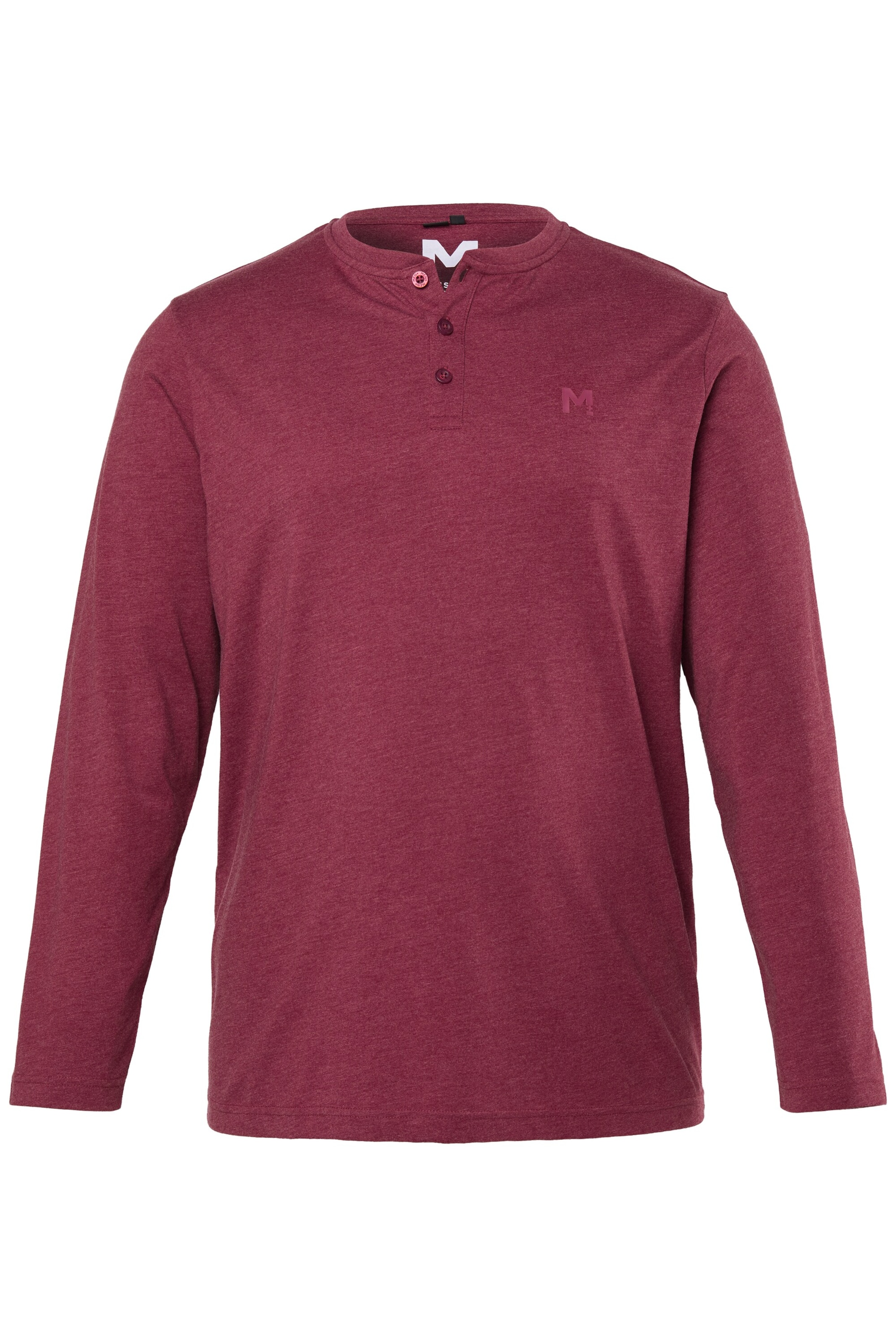 Men Plus Shirt in Rot: Vorderseite