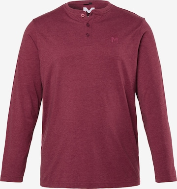 Men Plus Shirt in Rot: Vorderseite
