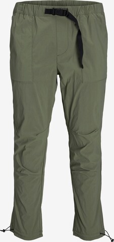 JACK & JONES - Tapered Calças 'Gordon Uno' em verde: frente