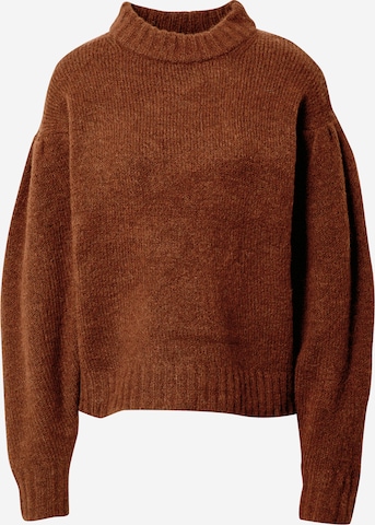 Gina Tricot Sweater 'Taylor' in Brown: front