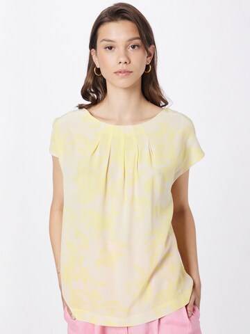 s.Oliver BLACK LABEL - Blusa em amarelo: frente