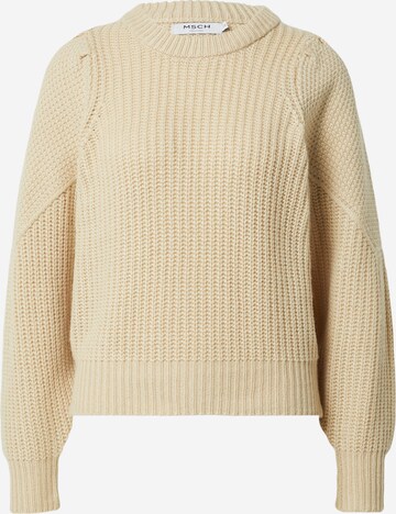 MSCH COPENHAGEN Sweater 'Tebina Peony' in Beige: front