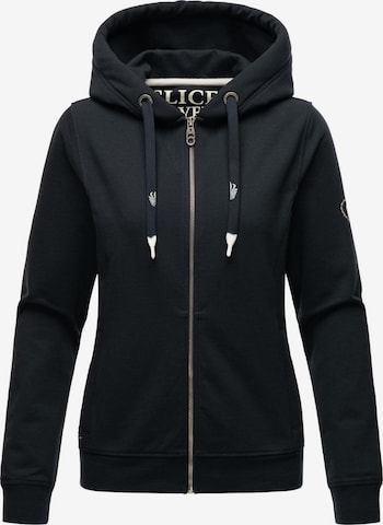 NAVAHOO Zip-Up Hoodie 'Engelshaar' in Blue