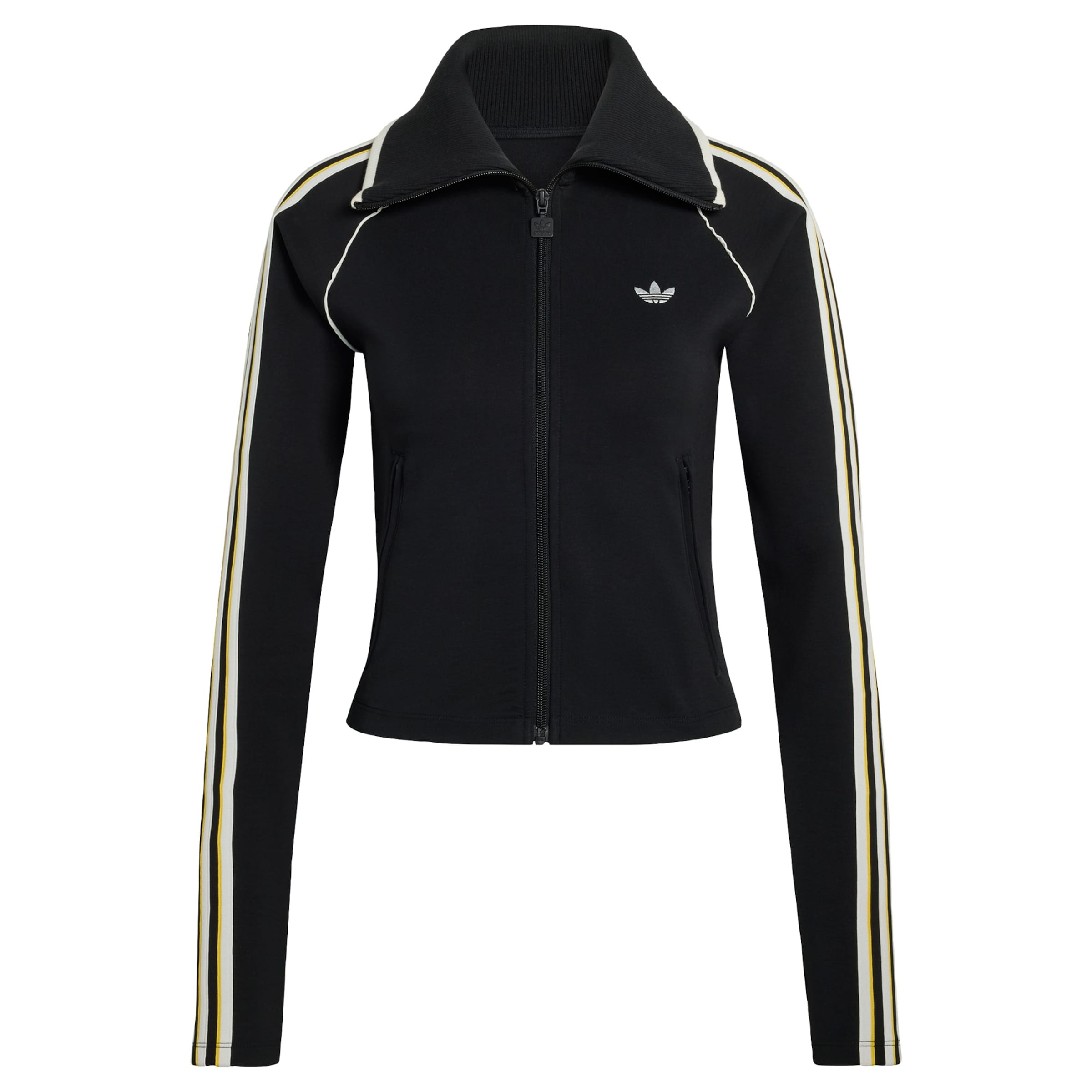 ADIDAS ORIGINALS - Sudadera con cremallera 'Firebird' en negro: frente