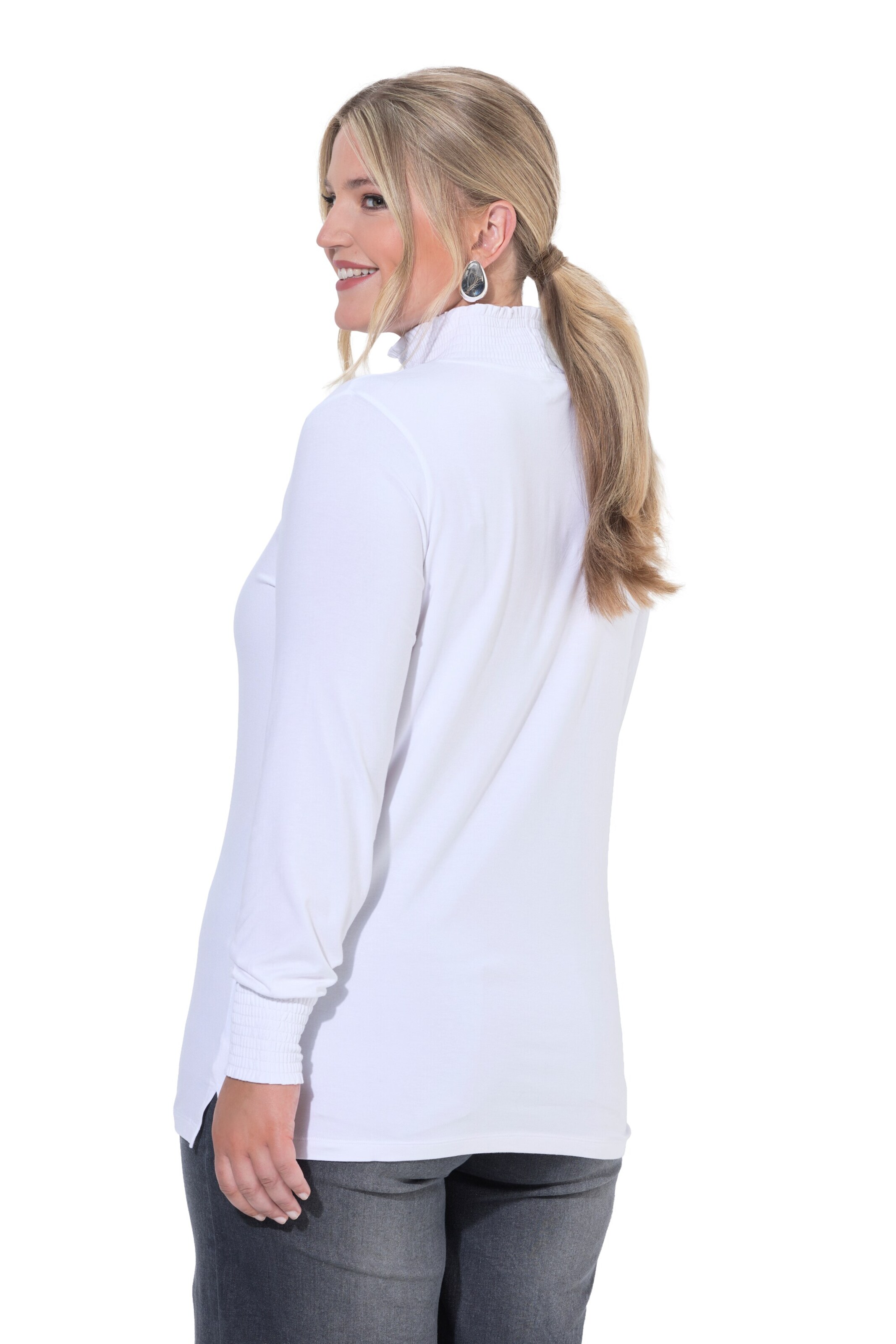 MIAMODA Shirt in White