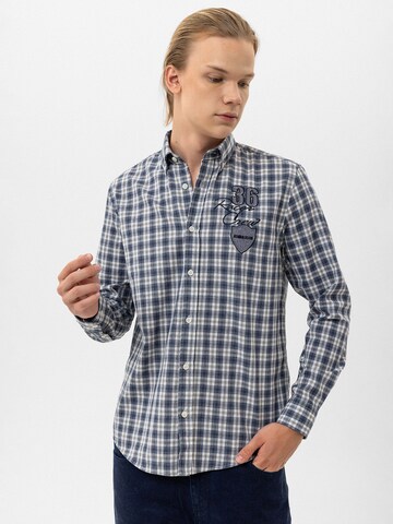 Regular fit Camicia di By Diess Collection in blu