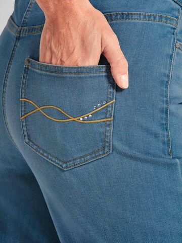 Goldner Wide leg Jeans 'VERA' in Blauw