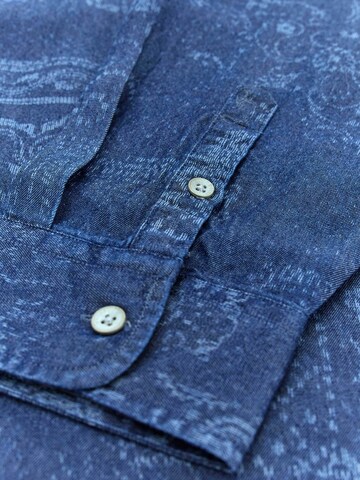 GUESS Regular fit Button Up Shirt in Blue