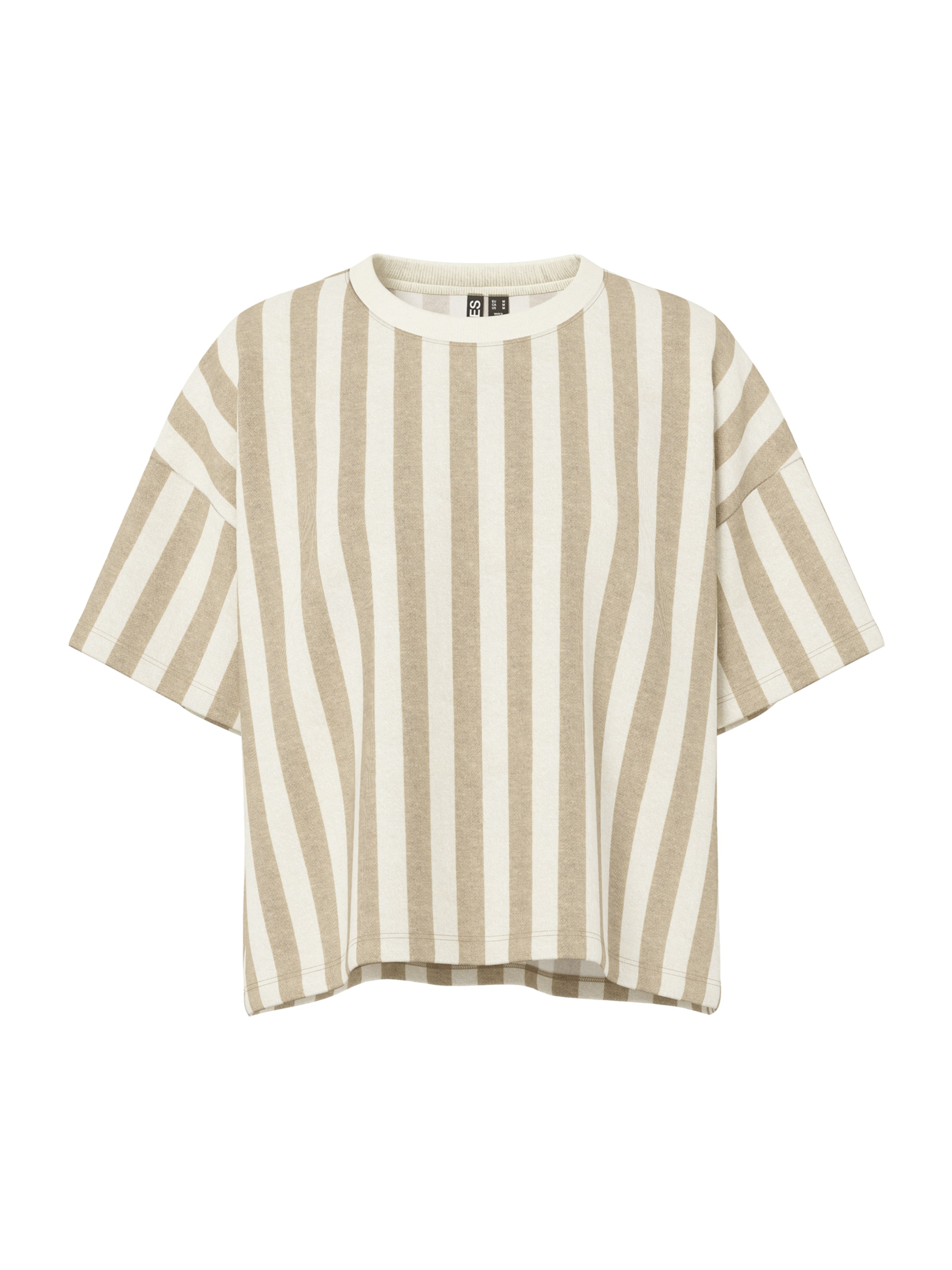 PIECES Majica 'PCChilli' | svetlo rjava / off-bela barva, Prikaz izdelka