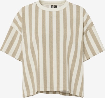 PIECES Sweatshirt 'PCChilli' in Brown: front