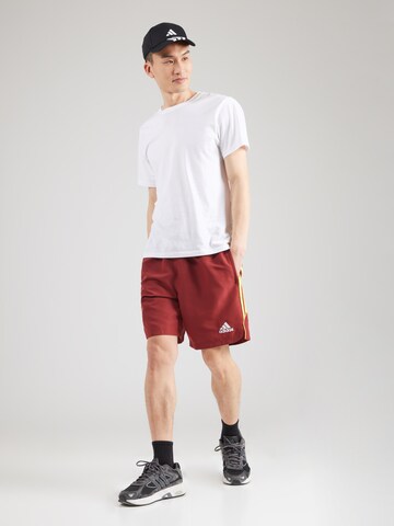 Loosefit Pantaloni sportivi 'AFC UBP' di ADIDAS PERFORMANCE in rosso