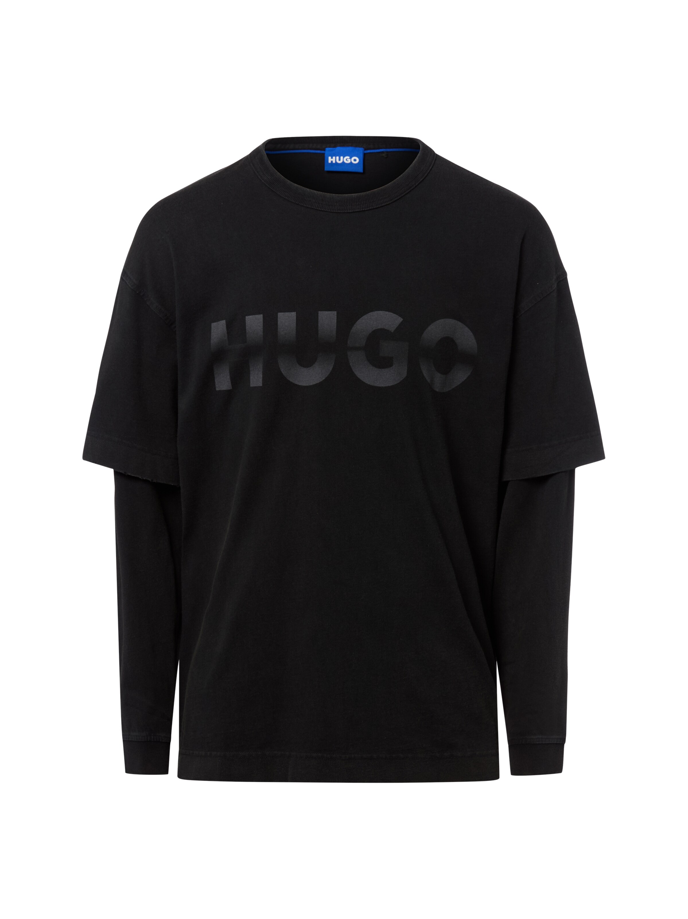 T-Shirt 'Nenzyon' HUGO en gris : devant