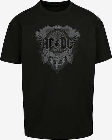 F4NT4STIC Shirt 'ACDC Rock Band Black Ice' in Schwarz: predná strana