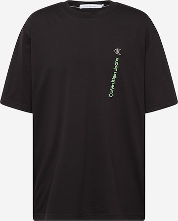 Calvin Klein Jeans T-Shirt in Schwarz: predná strana