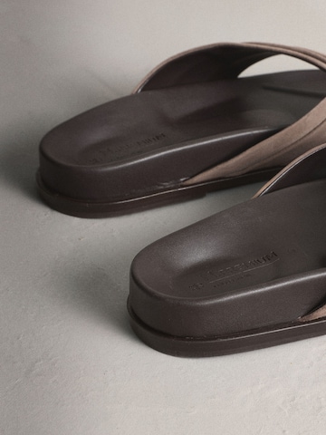 Next T-bar sandals 'N. Premium' in Grey