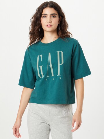 GAP Koszulka w kolorze zielony: przód