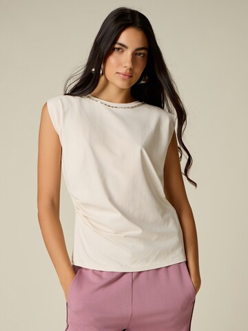 oltre - Camiseta en blanco