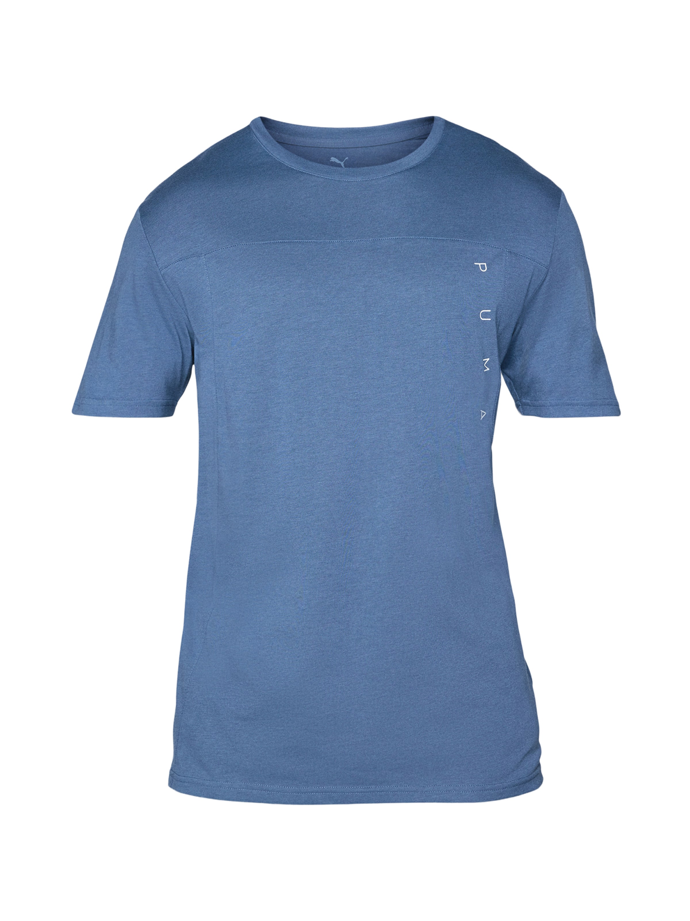 PUMA Sportiska stila krekls, krāsa - indigo / balts, Preces skats