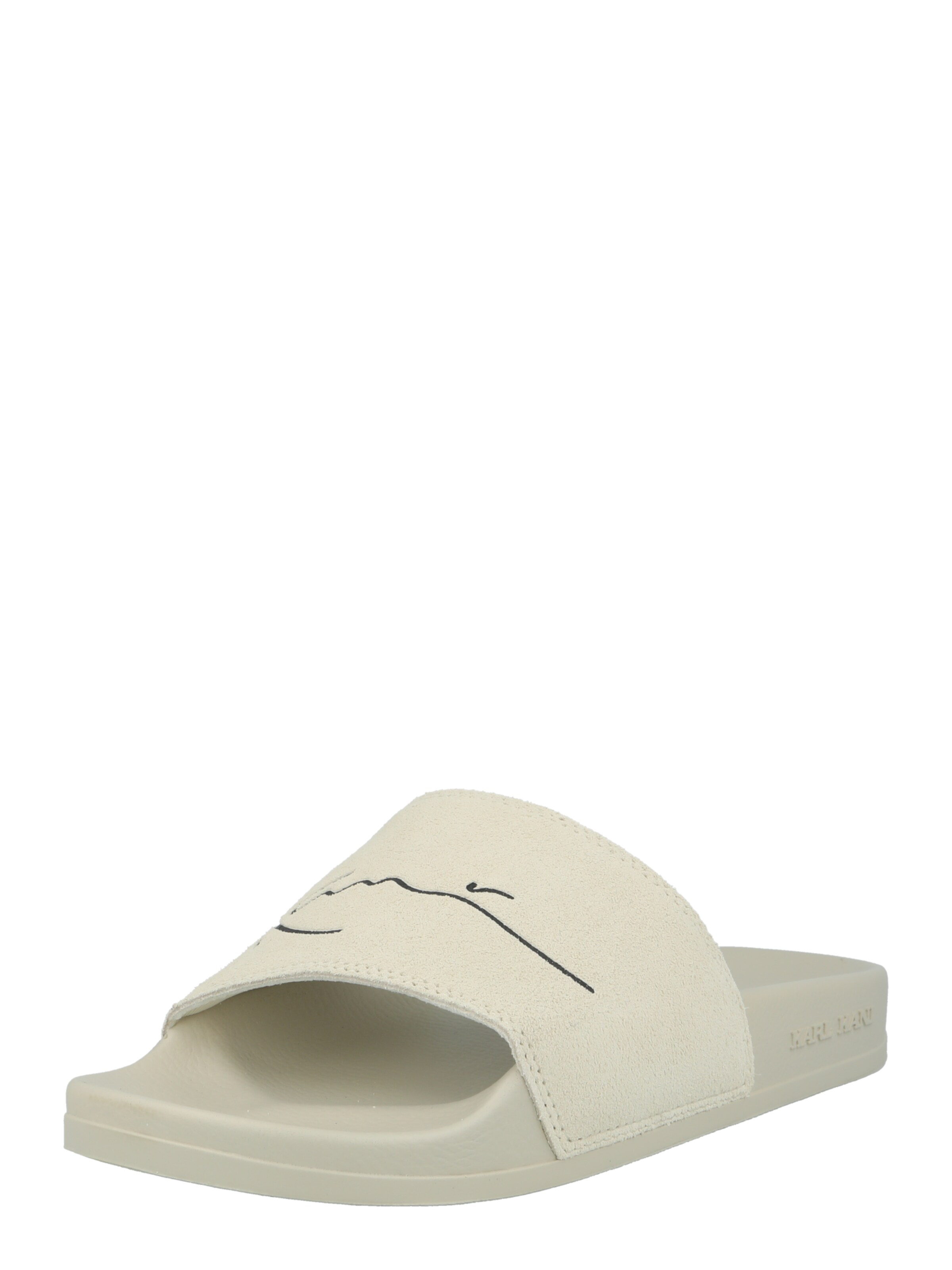 Mule Karl Kani en beige : devant