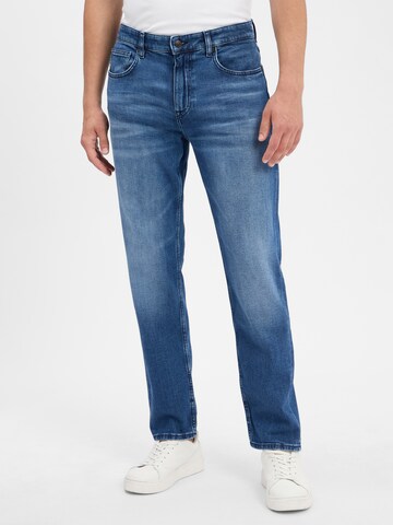Regular Jean BOSS en bleu : devant