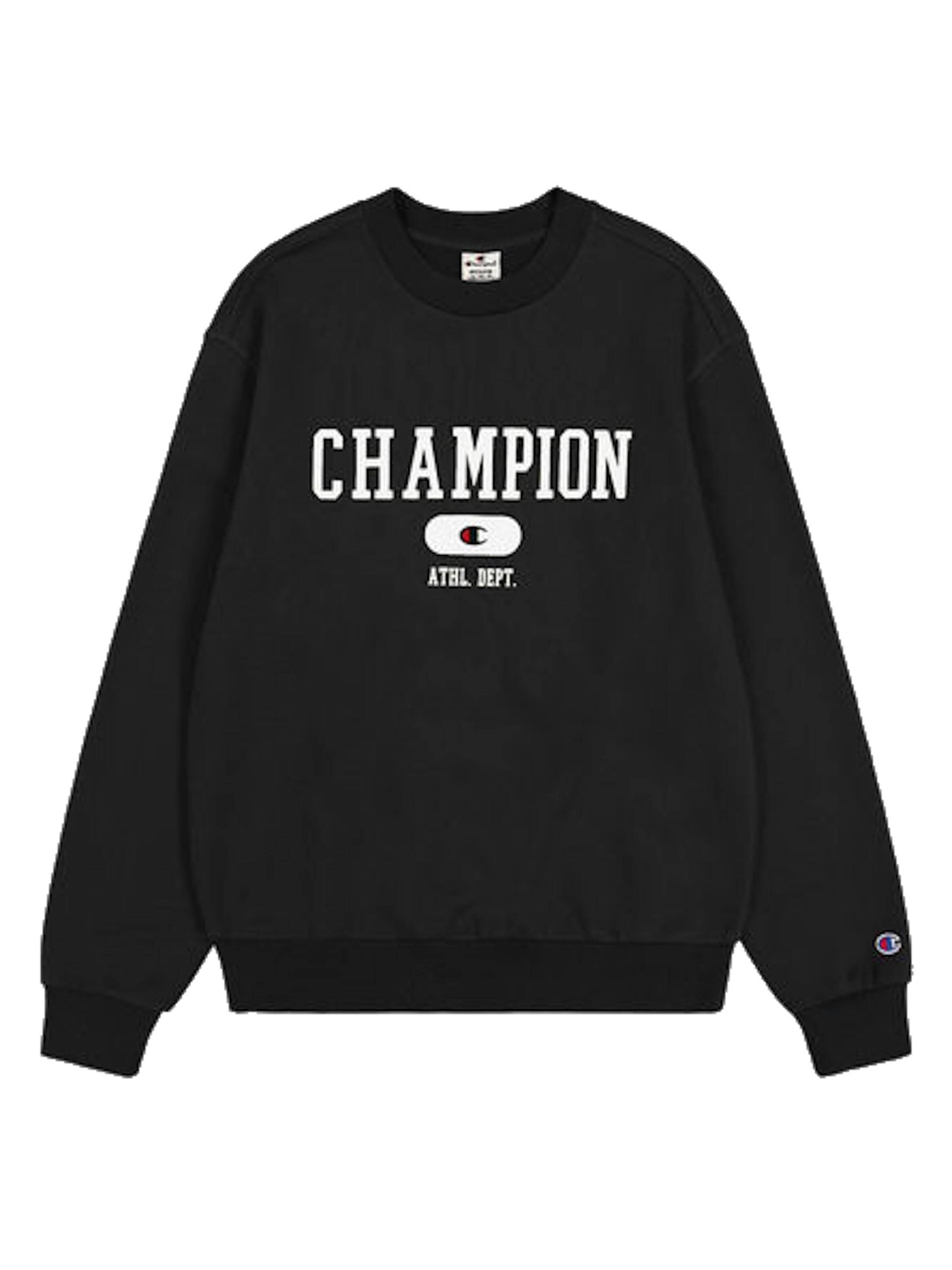 Champion Authentic Athletic Apparel Sweatshirt in Zwart: voorkant