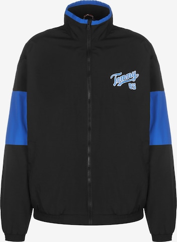juoda Tommy Jeans Demisezoninė striukė: priekis