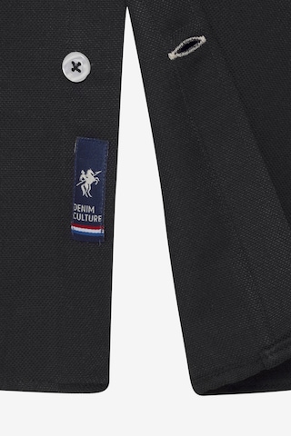 DENIM CULTURE - Ajuste regular Camisa de negocios 'JONES' en negro