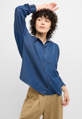 MUSTANG Bluse in Blau