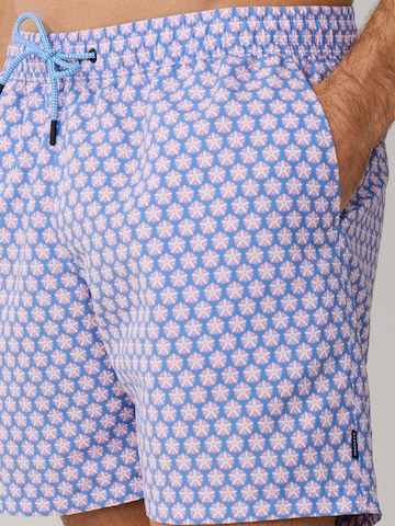 Shorts de bain 'Seashell' Hackett London en violet