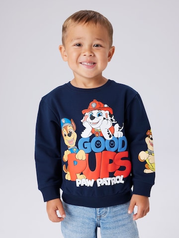 NAME IT Sweatshirt in Blauw: voorkant