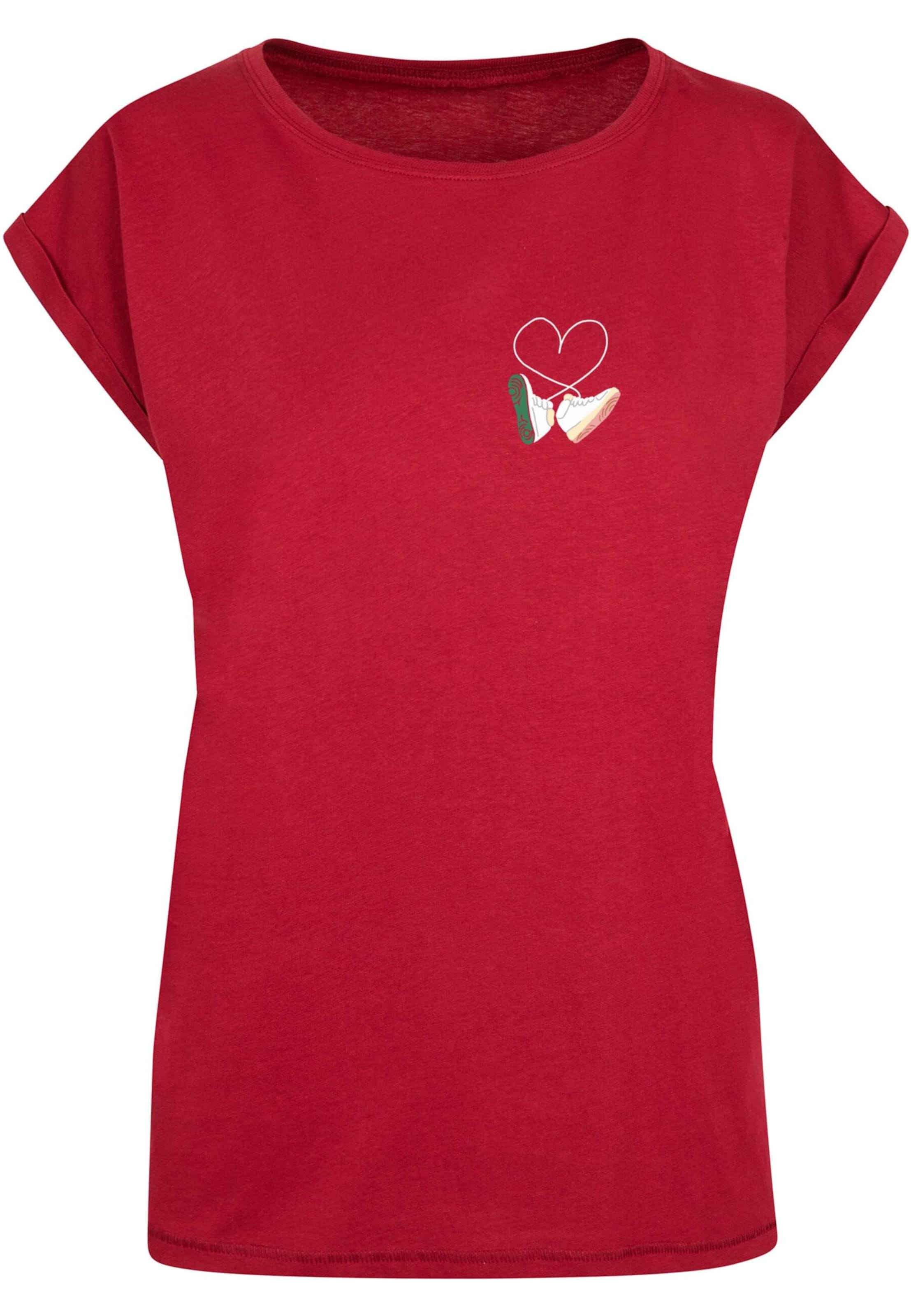 Mister Tee Tričko 'Kicks Love' – červená: přední strana