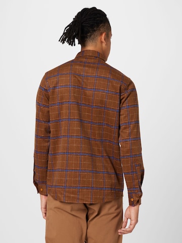 Wemoto Regular fit Button Up Shirt 'Alto' in Brown