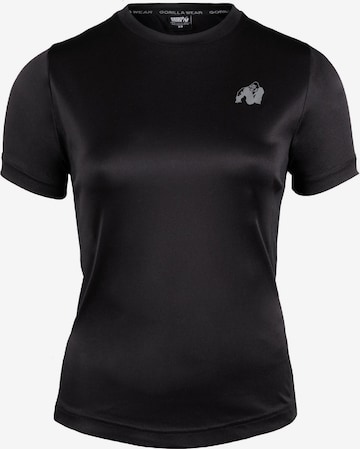 Gorilla Wear Funktionsshirt 'Raleigh' in Schwarz: Vorderseite