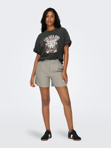 ONLY Baggy Broek 'Linda' in Bruin