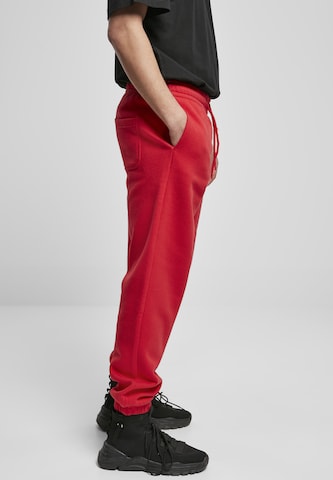 Urban Classics Tapered Broek in Rood
