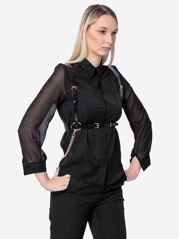 Haute Cuir Gürtel 'Tara Chain Harness'‌‌‌‌‌‌ in Schwarz