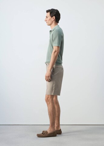 MANGO MAN Regular Chino Pants 'Carp' in Beige