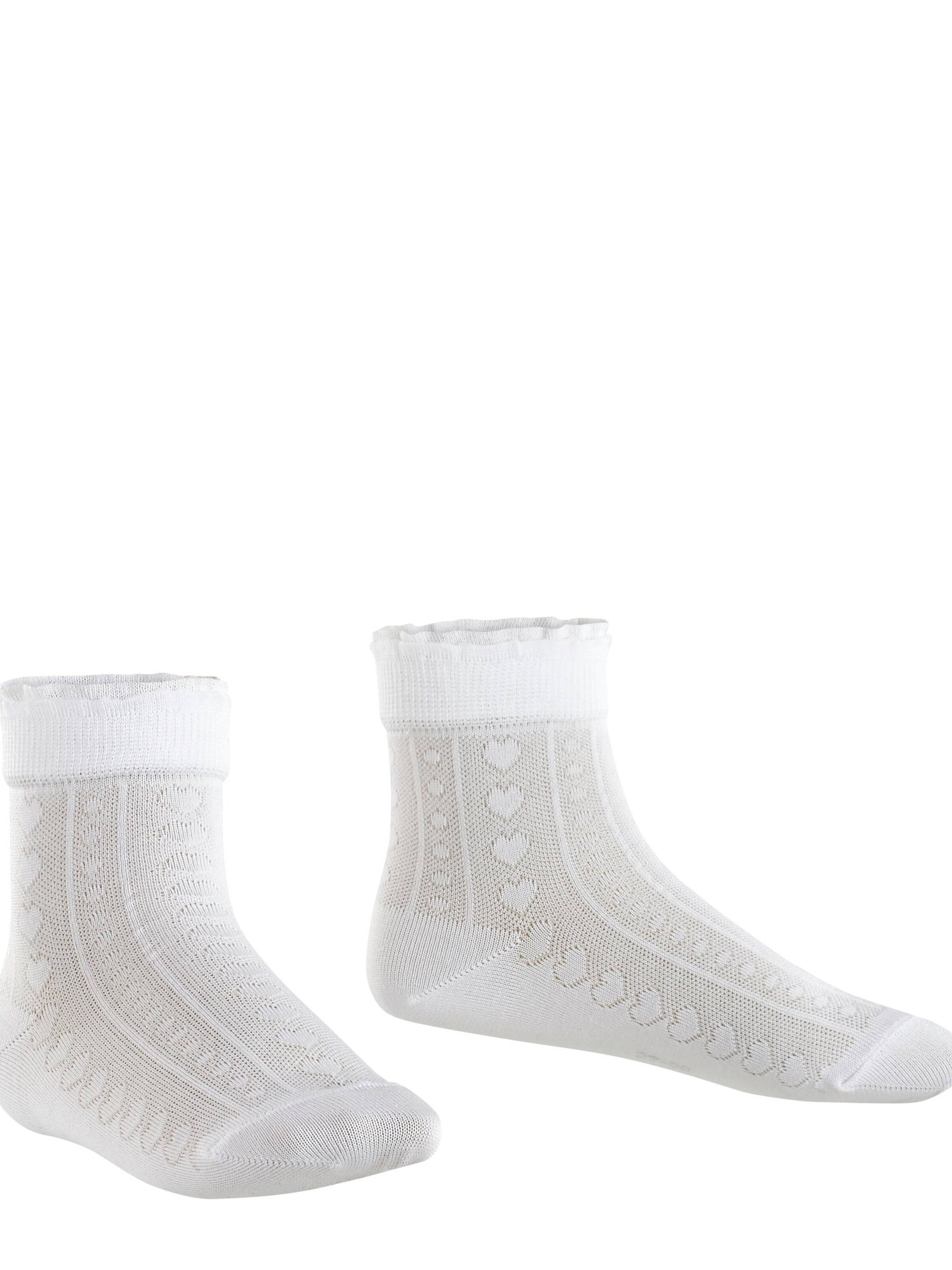 FALKE Socks 'Romantic Net' in White