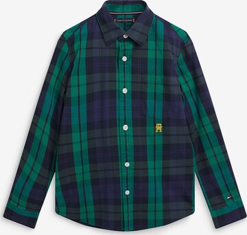 TOMMY HILFIGER Regular fit Overhemd in Groen: voorkant