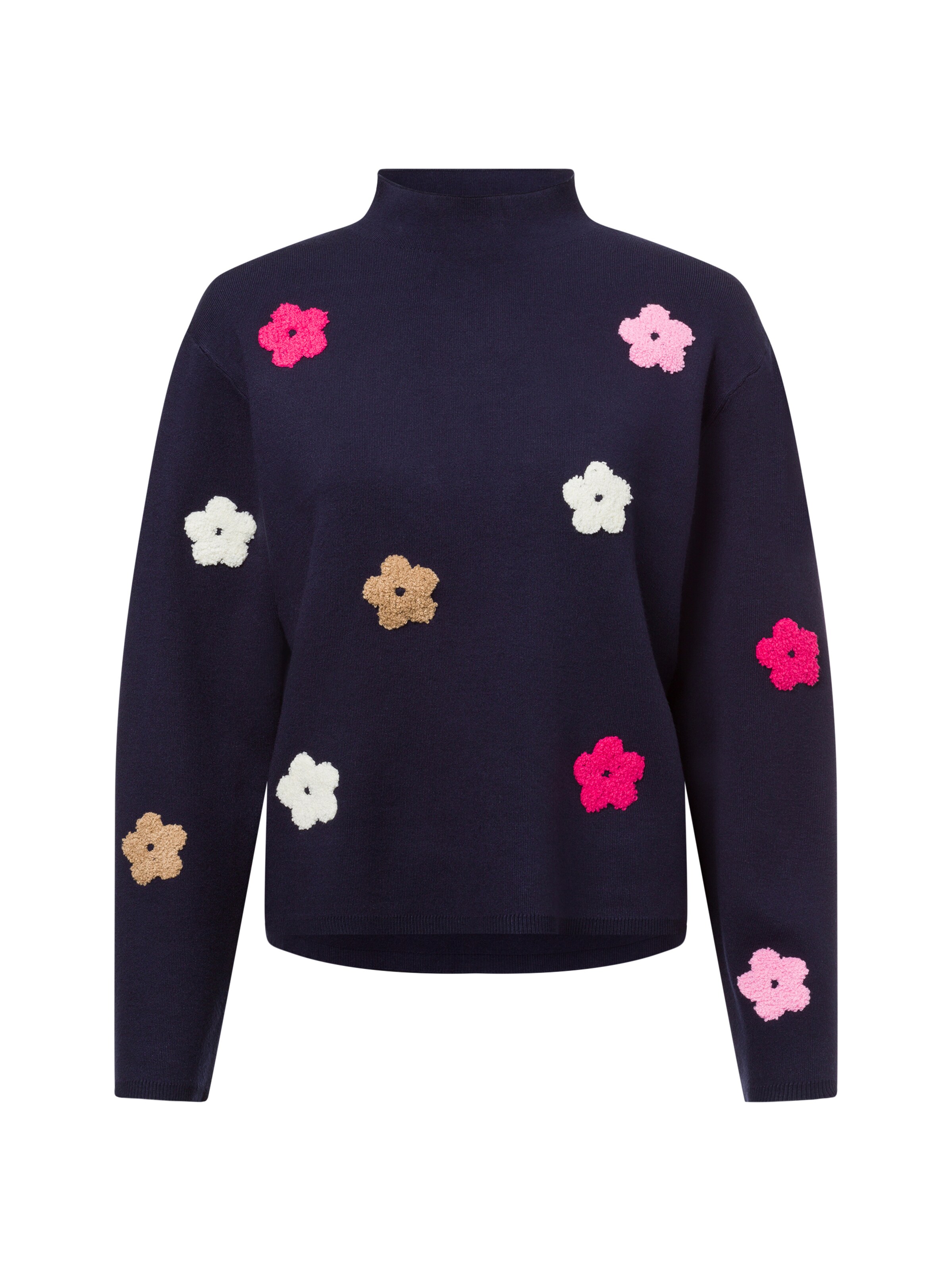 NÜMPH Svetr 'Flow' – modrá: přední strana