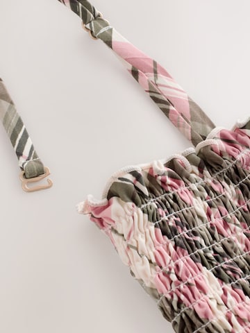 Next - Soutien Bustier Fato de banho em rosa
