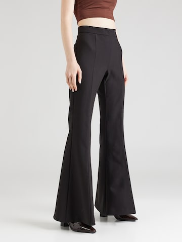 MAX&Co. Flared Trousers 'AGITARE' in Black: front